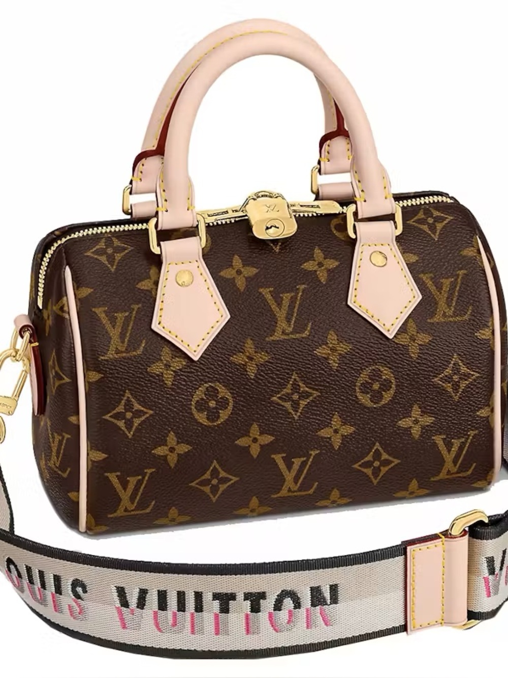 Speedy 20 monogram - black strap